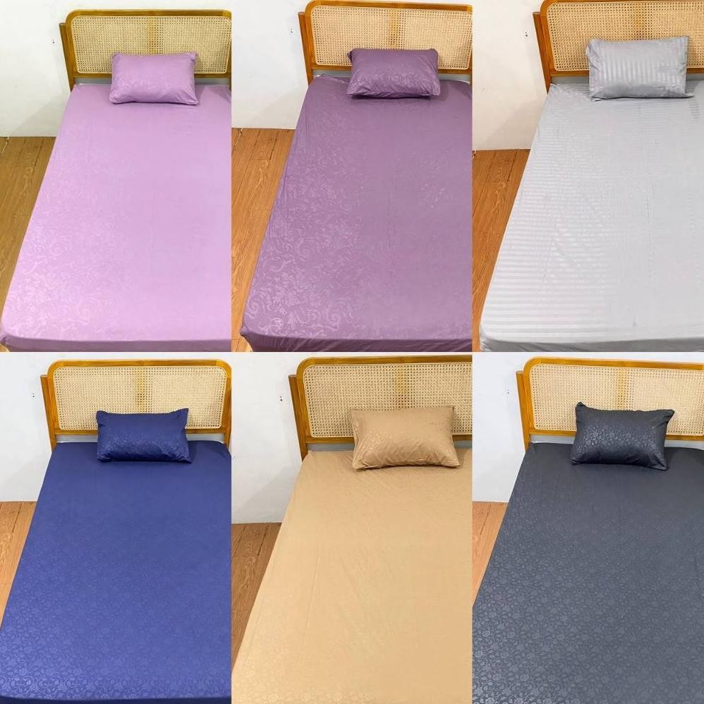 Sprei Polos Embos Size Single / Sprei Size 120x200 / Sprei Size 100x200 / Sprei 3 Kaki / Sprei 4 Kak