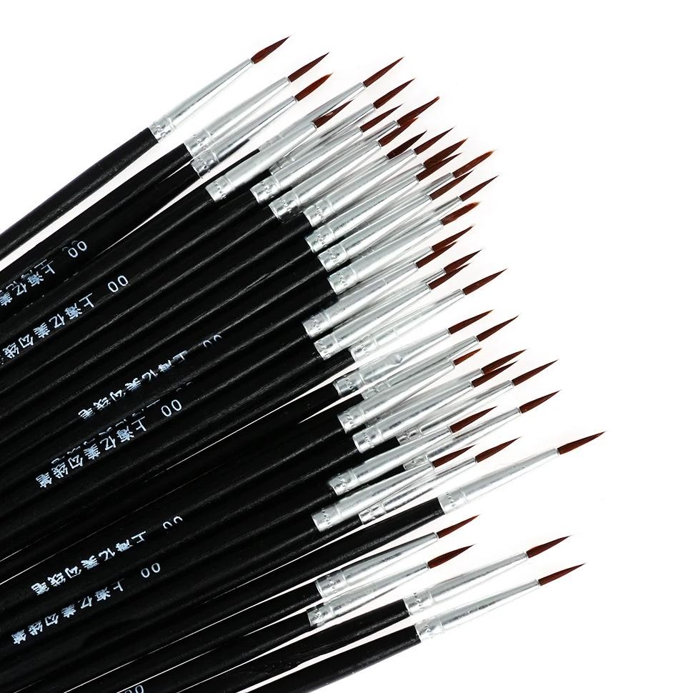 

10Pcs Art Supplies Hand Painted Thin Hook Line Pen Drawing Art Pen Paint Brush Nylon Brush Acrylic Painting Pen Wholesale