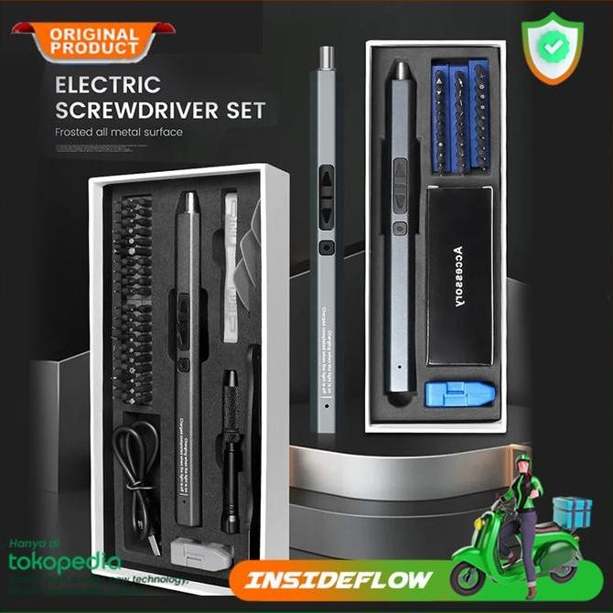 Set Obeng Mini Servis Elektrik Reparasi Elektronik Jam Tangan Kacamata Hp Laptop Portable