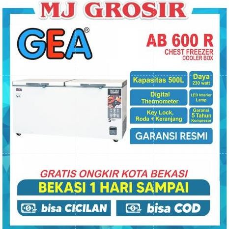 TERBARU - GEA AB 600 CHEST FREEZER BOX 600 L LEMARI PEMBEKU 600 LITER BY GEA