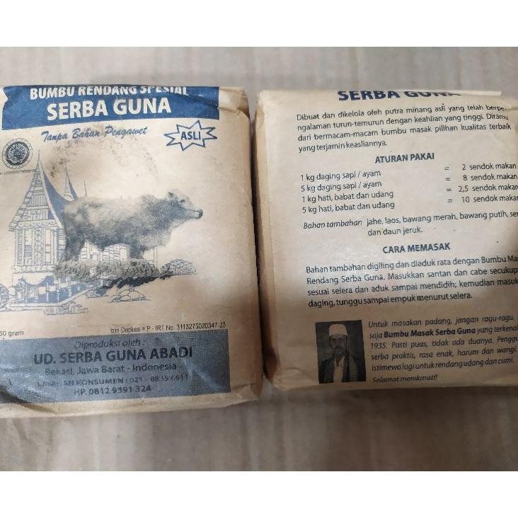 

Bumbu Rendang Spesial Serba Guna 250Gram Isi 4 Bungkus 1Kgbumbu N