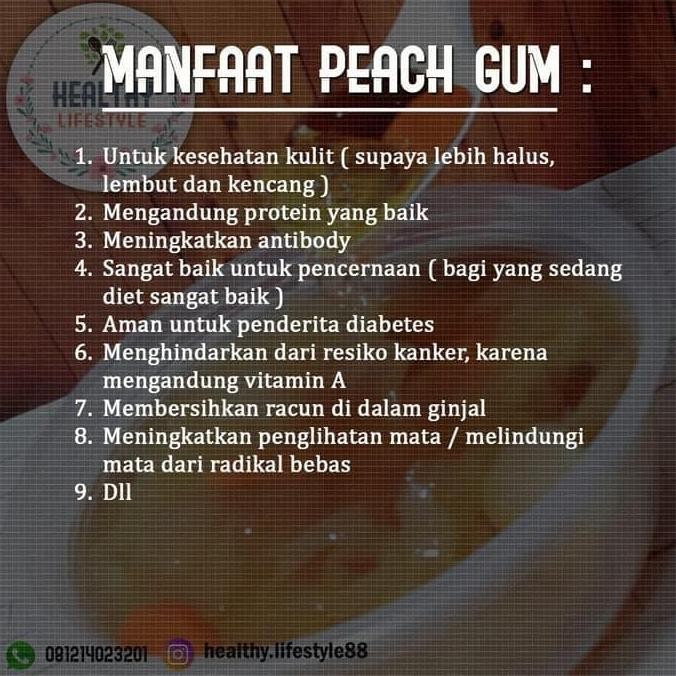 

Promo / Terlaris Peach Gum Jual Murah Grade Super A+ Terbaik