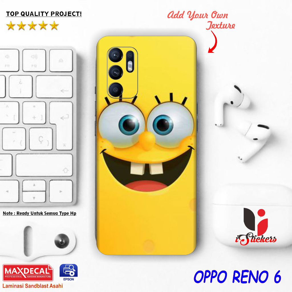 

Terlaris Presisi Oppo Reno Casing/Stiker Panel Vynil Bisa Custom Dan COD