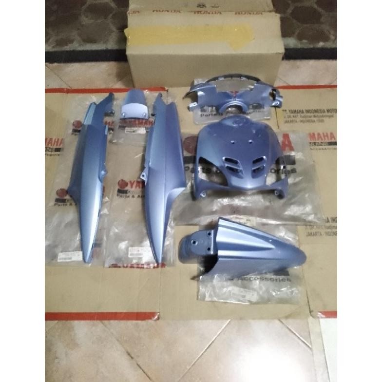 Body Halus Fullset Yamaha Mio Sporty Biru Telor Asin Biru Muda PPBM2 Original YGP New Old Stock