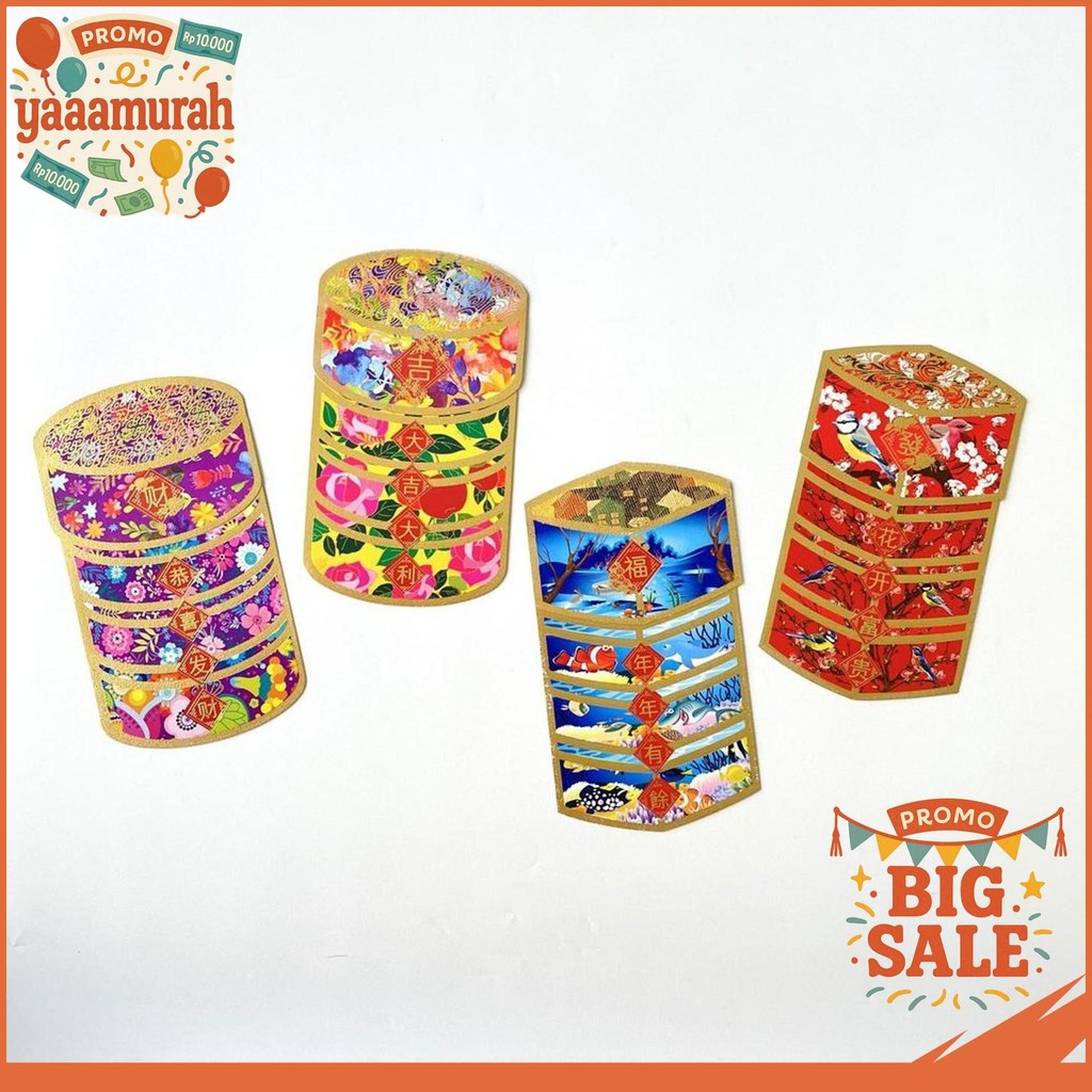 

ANGPAO CHINESE BASKET AMPLOP UANG UNIK IMLEK ULANG TAHUN SERBA GUNA CNY CHINESE NEW YEAR