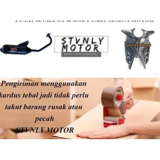 Full set body Supra fit new merah silver Kualitas Original