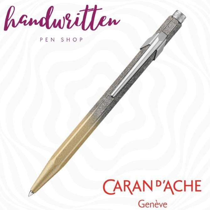 

CARAN DACHE 849 Cosmic Blue Ballpoint Pen / Pulpen Kualitas Original