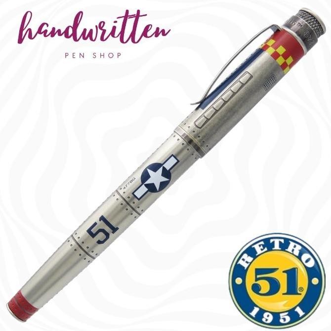 

RETRO 51 Mustang P-51 Tornado Brass Fountain Pen Kualitas Original