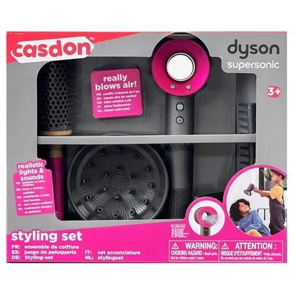 Dyson Casdon Supersonic Styling Set Mainan Salon Anak Hairdryer Kualitas Original