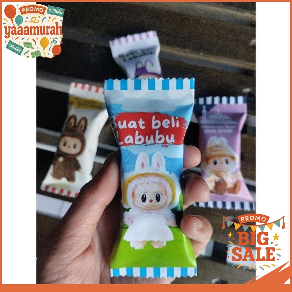 

10 PCS AMPLOP LEBARAN LUCU BENTUK PERMEN UKURAN BESAR 2025