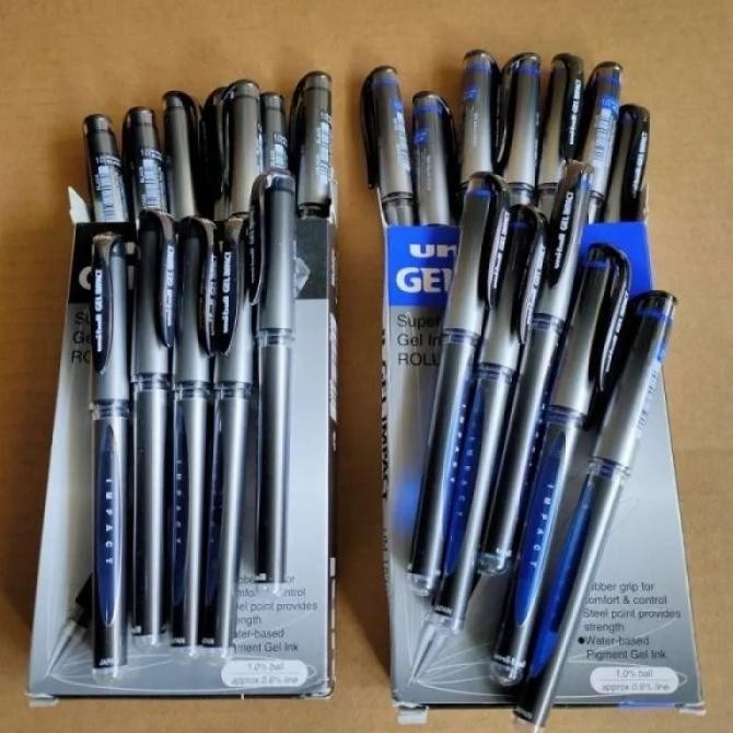 

pulpen uniball gel impact 1.0/ ballpoint uniball gel impact UM-153S Kualitas Original