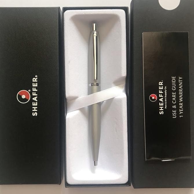 

Pulpen SheafferVFM Strobe Silver Ballpoint Kualitas Original