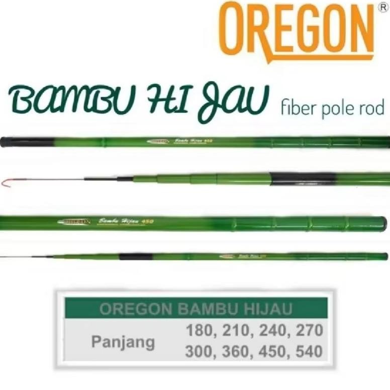 Cod Joran Tegek 4.5 Meter Oregon Neptune Ruas Panjang Termurah Joran Pancing Joran Tegek Joran Cutit