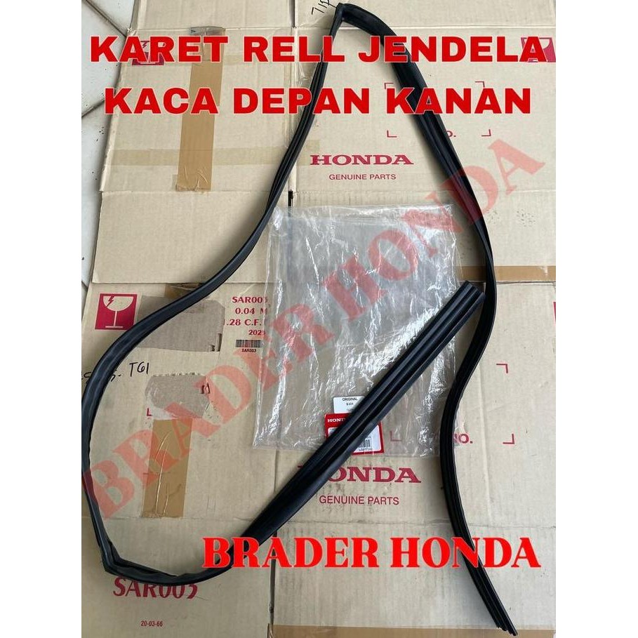 . RUN CHANNEL KARET KACA REL PINTU DEPAN BELAKANG JAZZ GE8 2008 2013 ORI