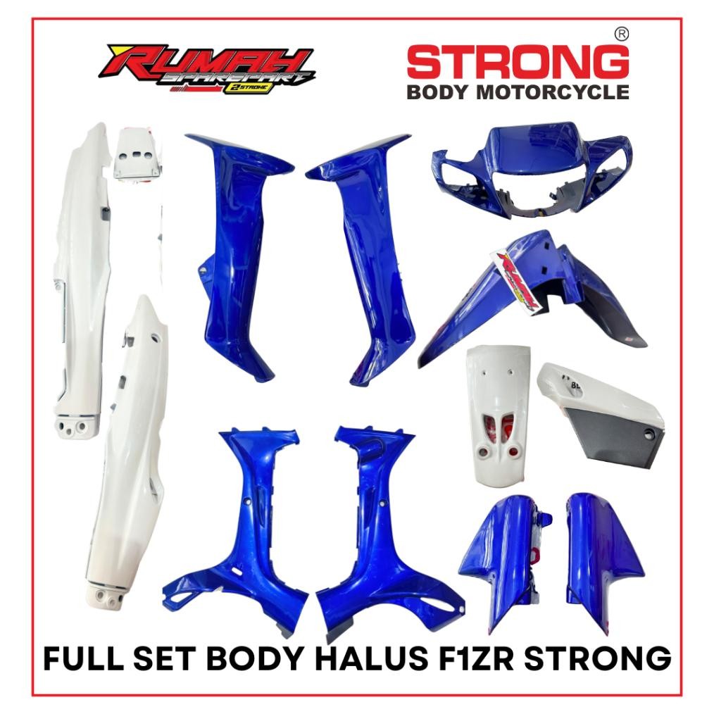 FULL SET BODY F1ZR STRONG - PUTIH BIRU