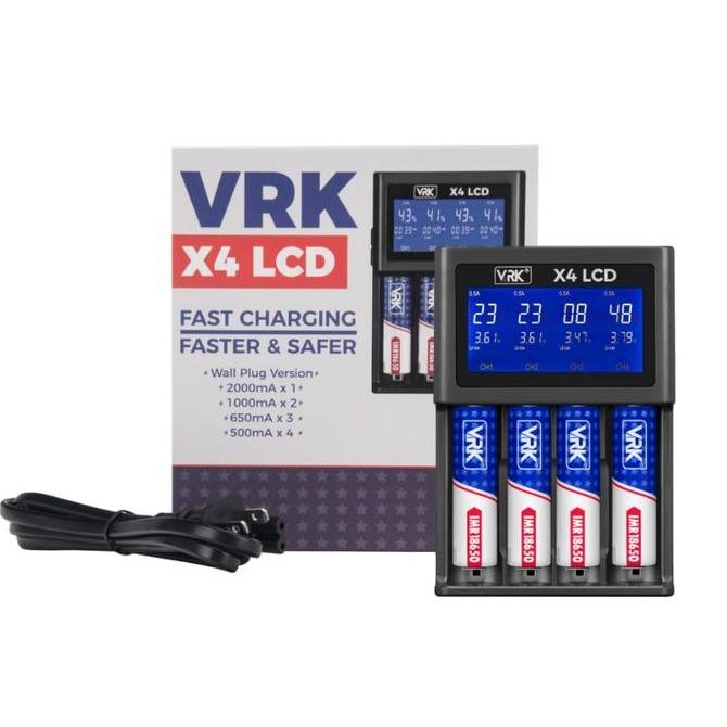 VRK X4 LCD Lightning Fast Charger Kualitas Original