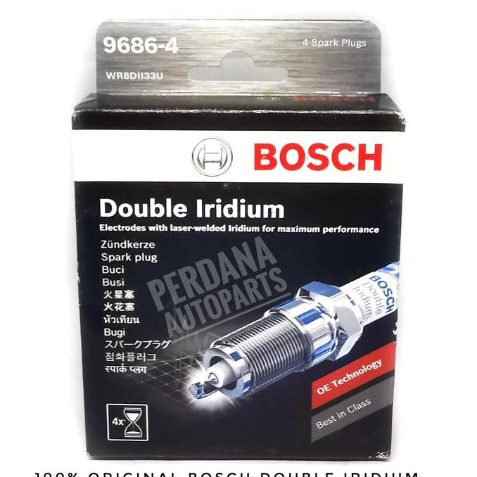 . Busi Toyota Kijang  Asli BOSCH Double Iridium Made in Germany
