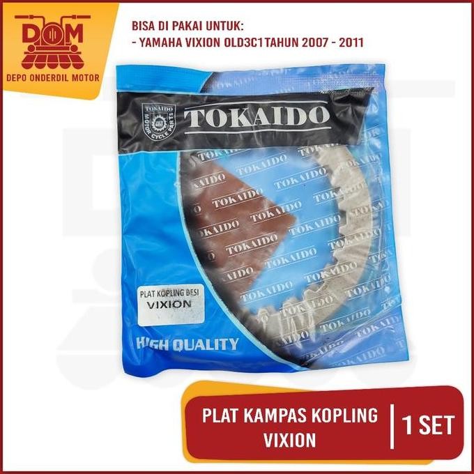 Promo Plat Kampas Kopling Vixion (TOKAIDO) Plate Clutch Pelat Gesek Kanvas Kopleng Motor Motorcycle 