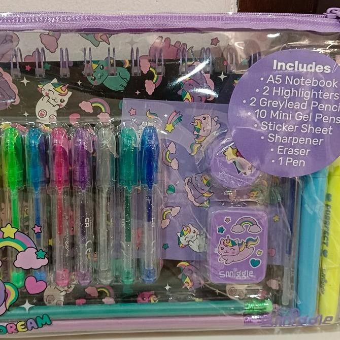 

Smiggle Ori Essential Stationery Set/ paket alat tulis Smiggle/ kado a Kualitas Original