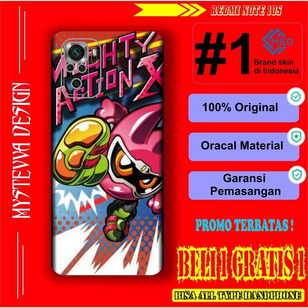 

Terlaris Presisi Redmi Note 10s Casing/Stiker Panel Vynil Bisa Custom Dan COD