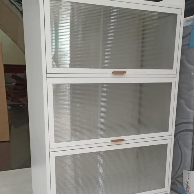 

Lemari Dapur / Rak Dapur Besi / Lemari Kaca Modern Kualitas Original