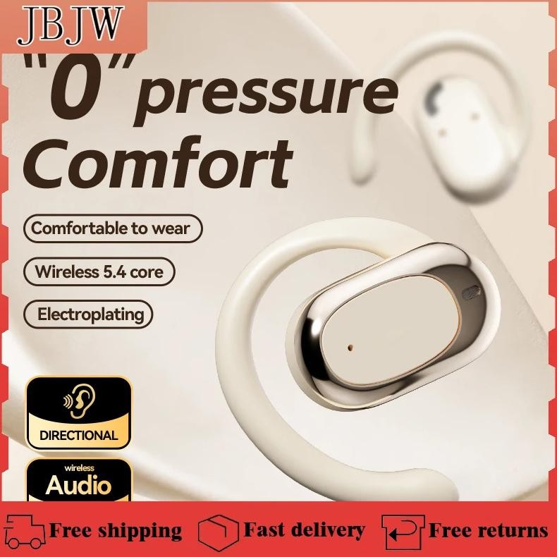

JBJW Real-time AI Translation Earhook HD Sound Noise Reduction Bluetooth 5.4 Earphone For Business Travel Stereo Sport Earplug