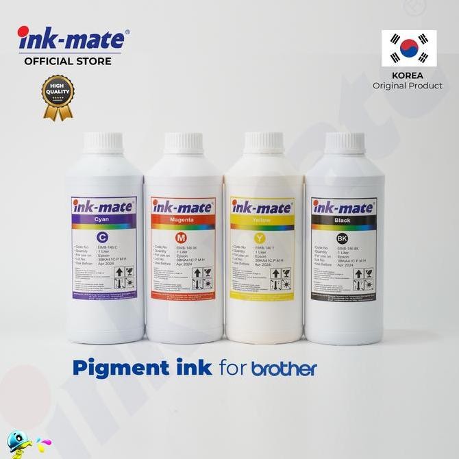 

Tinta Pigment for Brother - Inkmate 1Liter Kualitas Original