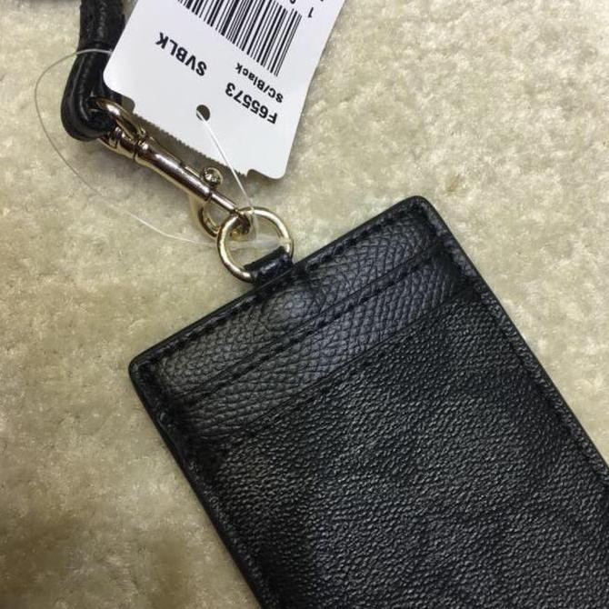 

COACH LANYARD PEMEGANG KARTU ID/NAME TAG DIY LANYARD BLACK 65573 Kualitas Original