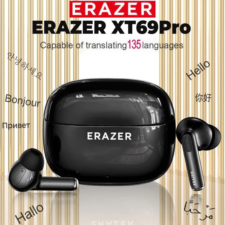 

ERAZER XT69PRO Bluetooth Earphones In-ear Earbuds TWS Wireless Headphones Game Low Latency Bluetooth 5.4 Noise Reduction