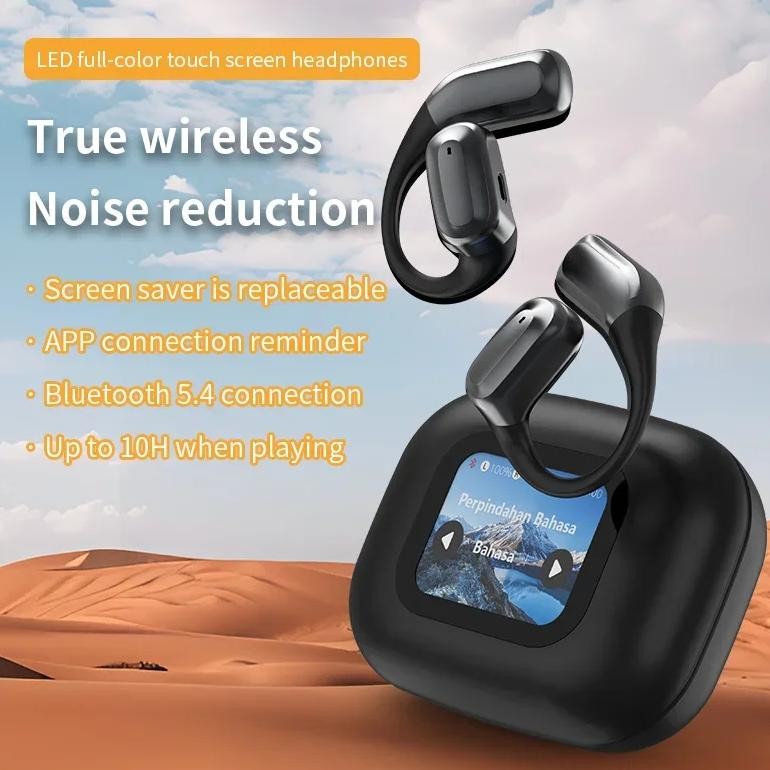 

Bluetooth 5.4 Headphones144 Languages Ai Translation Earphones with Card Insert Mode Touch Screen True Hifi Wireless Earbuds