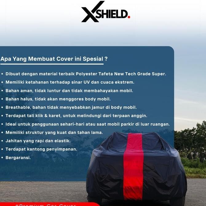 Cover Mobil SIGRA Sarung Penutup Mobil SIGRA Tipe Warna Super Waterproof -XSHIELD. Kualitas Original