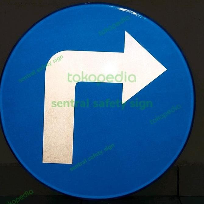 

Rambu Belok Kanan Diameter 60cm Kualitas Original
