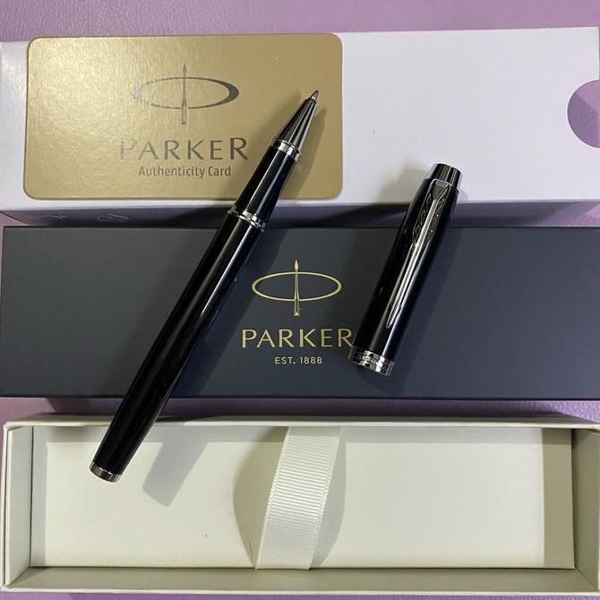 

Pulpen Parker IM New Black LQ CT Roller Ball ( Hitam Kilap Klip Silver Kualitas Original