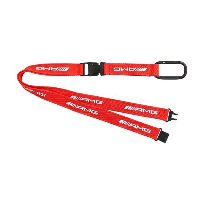 

AMG lanyard red, 100% polyester B66959266 Original Kualitas Original