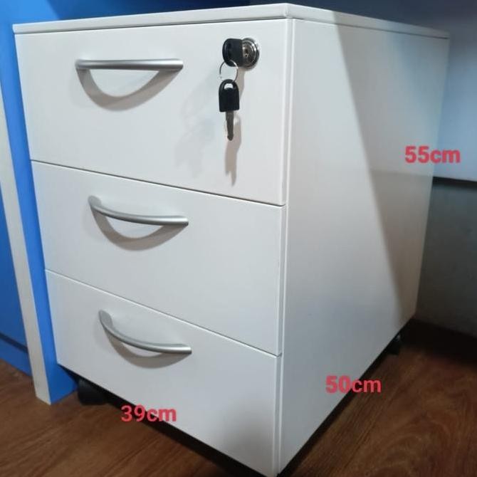 

Nakas Drawer Cabinet Lemari Besi Serbaguna 3 Susun Chantech Ada Roda Kualitas Original