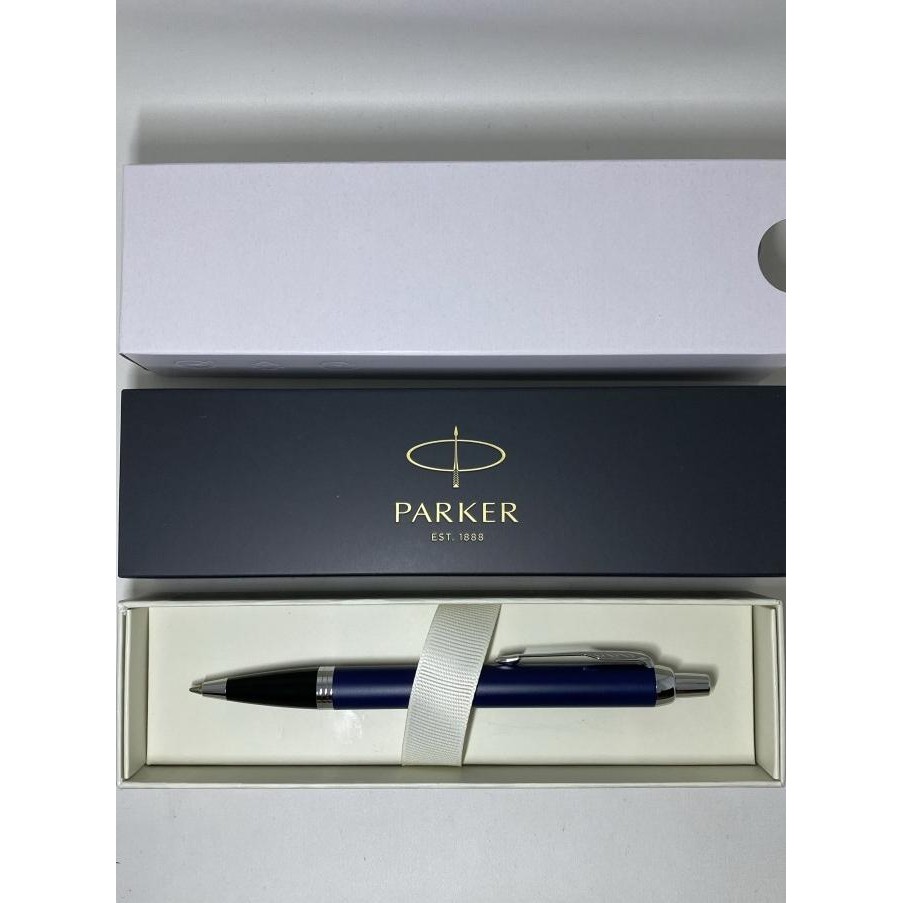 

Pulpen Parker New IM Blue Original BP CT ( Klip Silver ) Kualitas Original