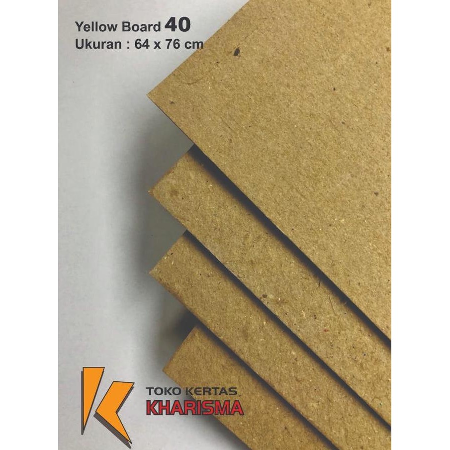 

YELLOW BOARD NO: 40 / Pack Isi @ 40 Lembar Kualitas Original