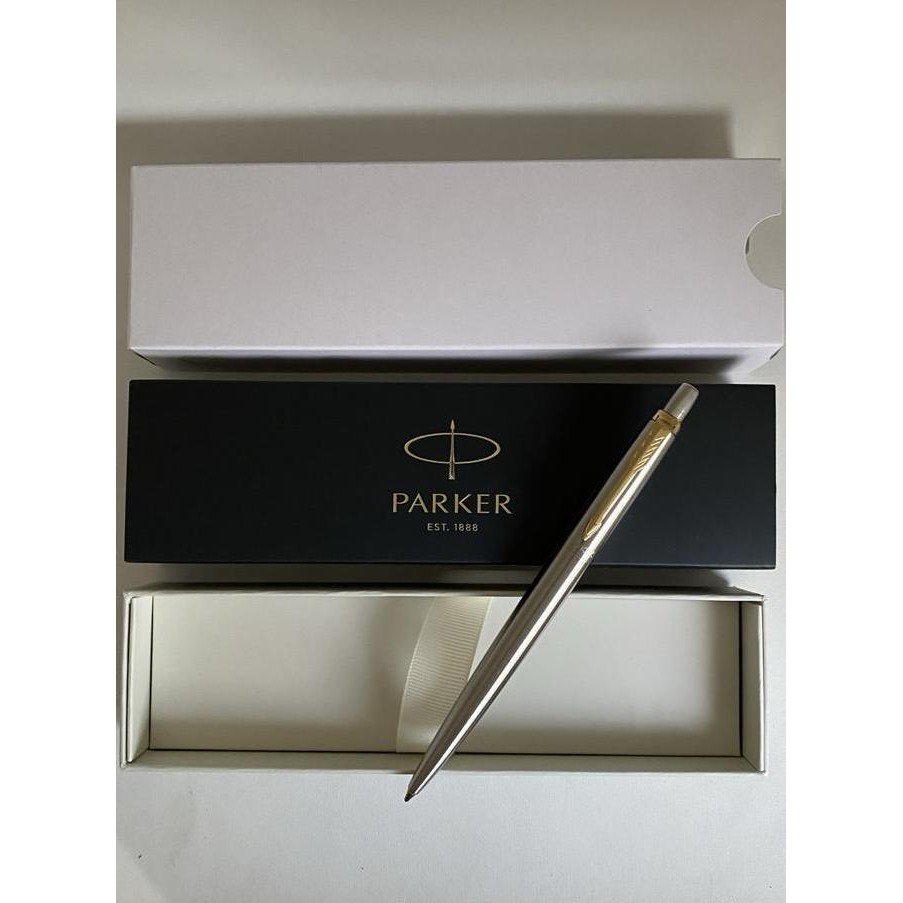 

Parker Jotter Original Stainless Steel Gold Trim Kualitas Original
