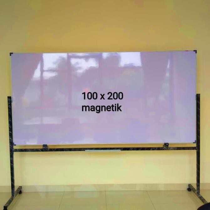 

whiteboard standing 100 x 200 cm Kualitas Original