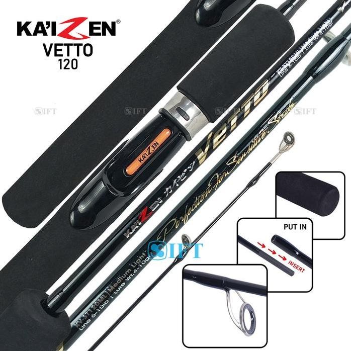 

Terlaris Joran Kaizen Vetto | Solid Tip Carbon | Kolam Harian Galatama 120 135