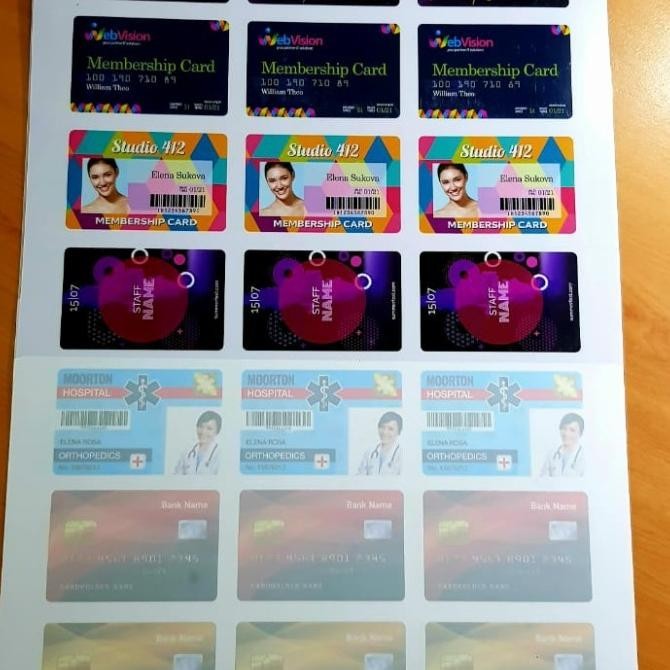 

Bahan ID Card | PVC ID Card Laser PENTA| PET Instant | Name Tag Kualitas Original