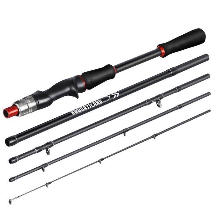 

Terlaris Joran Pancing Portabel, Tongkat Pancing 5 Bagian 6 Bagian Bahan Serat Karbon, Joran Lempar Putar Untuk Memancing Ikan Bas Dan Air Tawar Alat