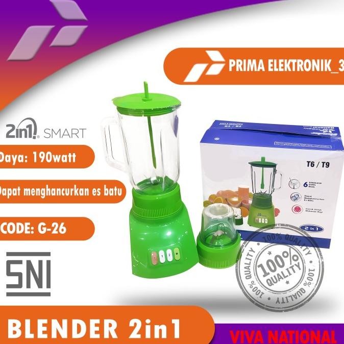 Tersedia Blender Viva National Quality  2 IN 1 PE 3