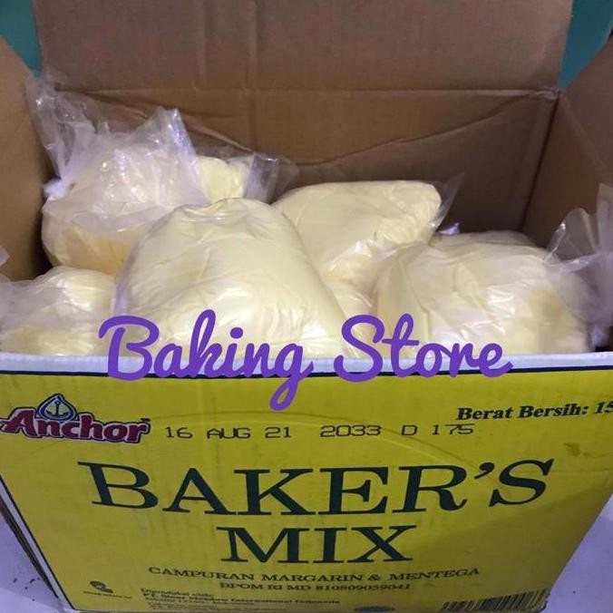 

[Ready/Spesial] Anchor Bakers Mix Butter Blend 1Kg [Terlaris&Recommended]