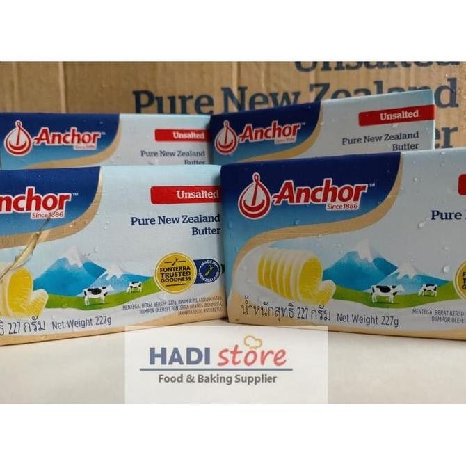 

[Ready/Spesial] Unsalted Butter Anchor 227 Gr [Terlaris&Recommended]