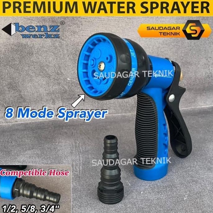 Semprotan Air Taman Tanaman Kebun Garasi Selang Spray Gun Cuci Mobil