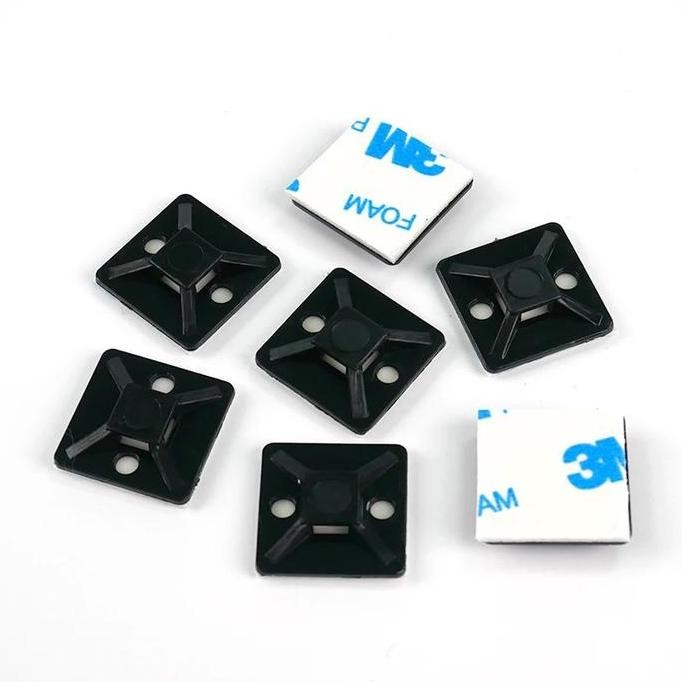 

Tie Mount 20x20 Cabel Tie Mount Klem Kabel Tempel Dinding 3M Klip Kabel Self Adhesive Cabel Pengikat Kabel (1 Pack)
