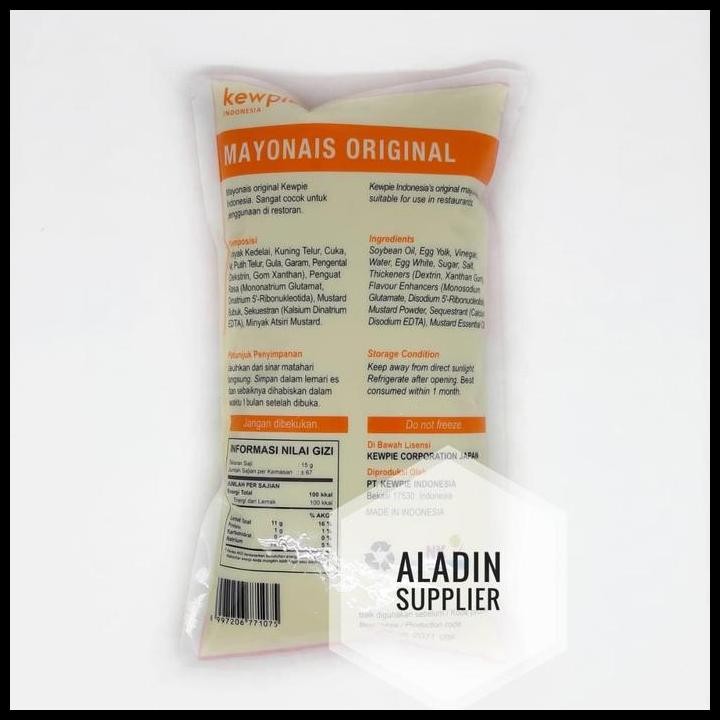 

Terlaris Kewpie Mayonaise Original 1 Kg Good Quality