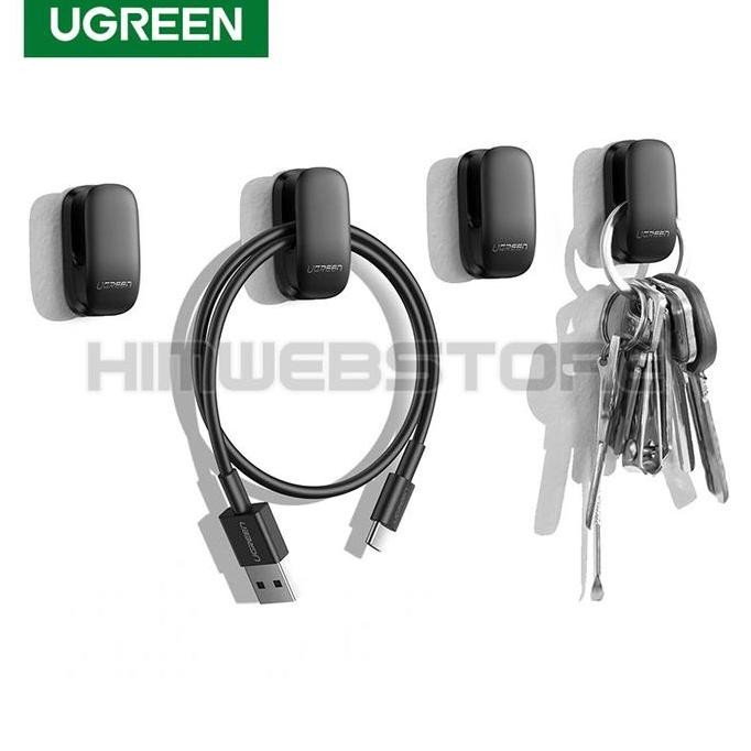 

UGREEN 80199 Hanger Hooks Gantungan Kabel Kunci Klip Car Organizer