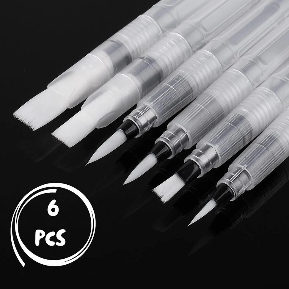 

Watercolor Brush Pens, 6/12/18 Pcs, Water Brush For Watercolor, Water Color Pen, Watercolor Paint Pens, Refillable Watercolor